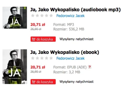 chato - Mając do wyboru Fedorowicza do czytania (#e-book) i słuchania, oczywiście wol...