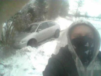 KlakierMamDlaCiebieNiespodzianke - ##!$%@? #audi #wypadek #zima #selfie #samojebka tr...