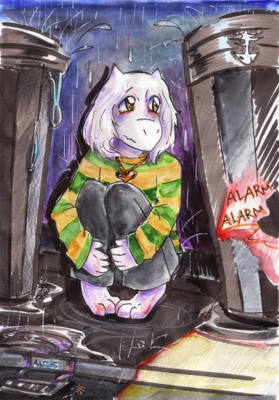 A.....y - I wonder how long you will last ~~~~~~ #undertale #gry #fanart