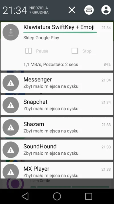 Dokkblar - Dlaczego wyświetla mi się taki błąd, pomimo tego, że mam na telefonie jesz...