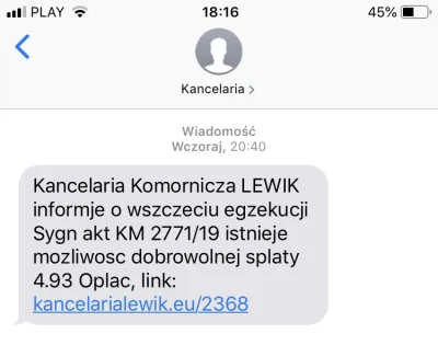 A.....i - Mój numer trafił do jakiejś scamlisty -.-

#oszukujo #scam #niebezpiecznik