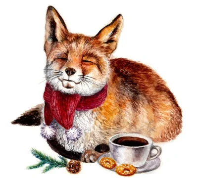 S.....x - @Agaress: Proszę, tu jest dla Ciebie świąteczna kawa z lisem, żebyś nie myś...