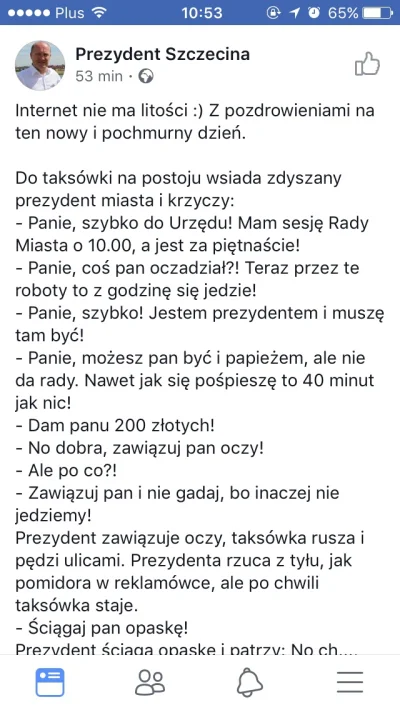 obsess - @wankiel: jak już sam pan prezydent udostępnia, to bez kitu awans