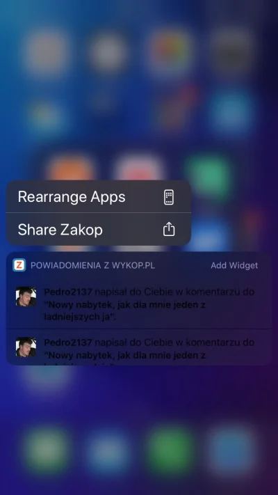 badboy - @CodoDodoApps na #ios13 beta 3 kolor powiadomień w menu 3D Touch jest czarny...