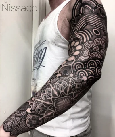 turbogrosik - #tatuaze #tattoo Tribale i wzory geometryczne to najbardziej #!$%@? for...