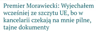 lakukaracza_ - >– Nie widzę żadnej potrzeby powrotu premiera Morawieckiego z Brukseli...