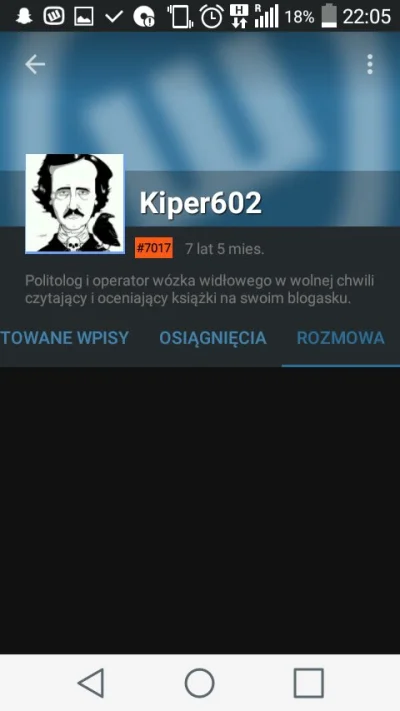 B.....d - @Kiper602 jeśli masz tę samą wersję aplikacji co ja to rozmowę masz na końc...