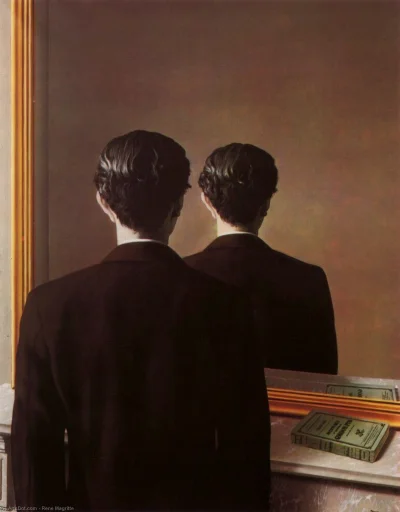 PanzerCancer - @Bougainville: René Magritte - Not to Be Reproduced (La reproduction i...