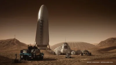 d.....4 - #spacex #its #mars #render