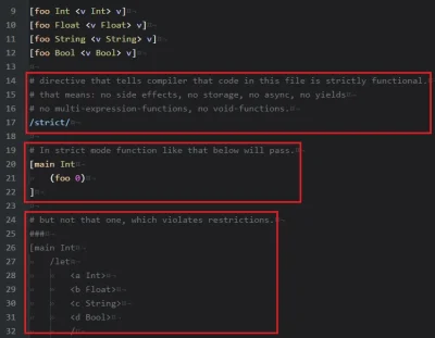 PsichiX - Dyrektywa strict przełącza kompilator w tryb restrykcji funkcyjnych, czyli ...