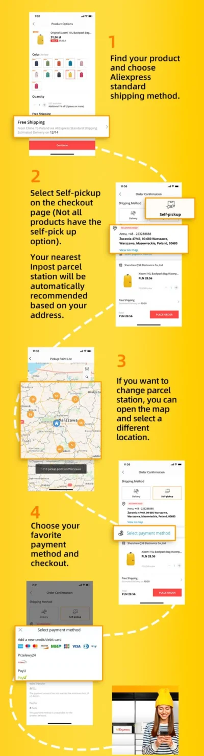 AliPaczka - instrukcja zamawiania
