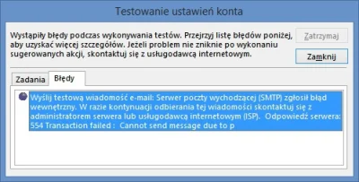 laress - Mirki, próbuję ustawić outlooka 2013, żeby współpracował z yahoo. Ustawiam w...