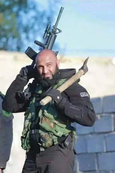 JanuszKarierowicz - Na zdjęciu iracki żołnierz sił specjalnych zwany przez swoich kom...