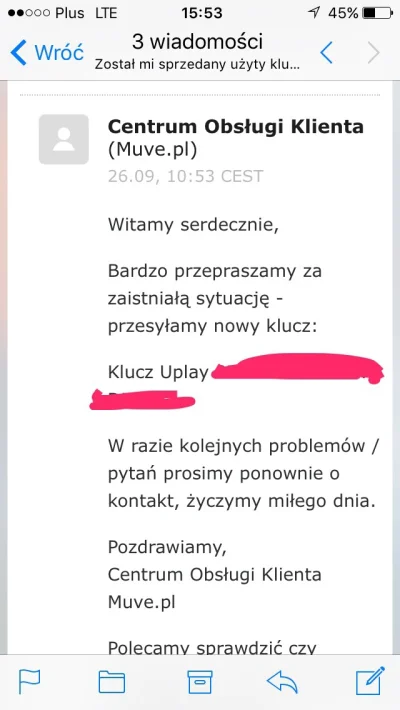 Vickers213 - @Perlo: @BQP: profesjonalne podejście ze strony @Muve_pl, wysłali mi now...