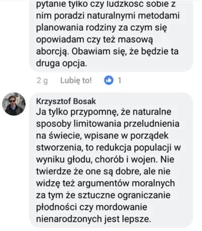 Reepo - Tymczasem Krzysztof Bosak proponuje wojny i głód zamiast antykoncepcji XD 
#b...