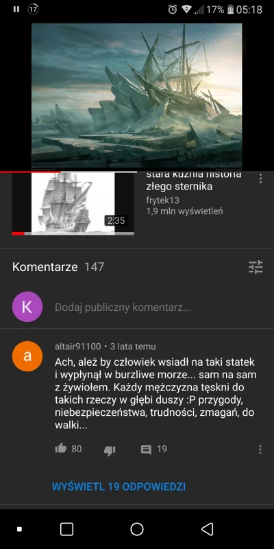 Emil1803 - Się znalazł marzyciel
Phi...

Dobry kapitan w czasie sztormu
SPOILER

@mar...