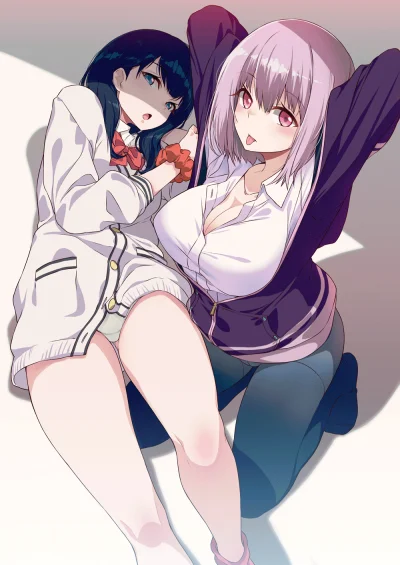 bakayarou - #randomanimeshit #ssssgridman #rikkatakarada #akaneshinjou #thighs #pants...