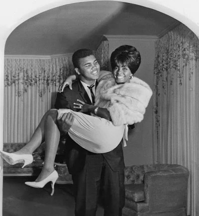 starnak - Muhammad Ali and Sonji Clay, 1967.