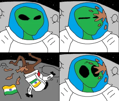 A.....h - > India has a space program you dumb bitch mother fucker. We will be a supe...