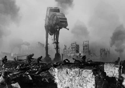 przemek-zkielc - rzadkie zdjęcie hitlerowskiej maszyny bojowej w czasie walk o Stalin...