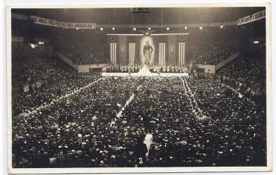 s.....w - Zebranie amerykańskiej partii nazistowskiej w Madison Sqare Garden, 1939 ro...