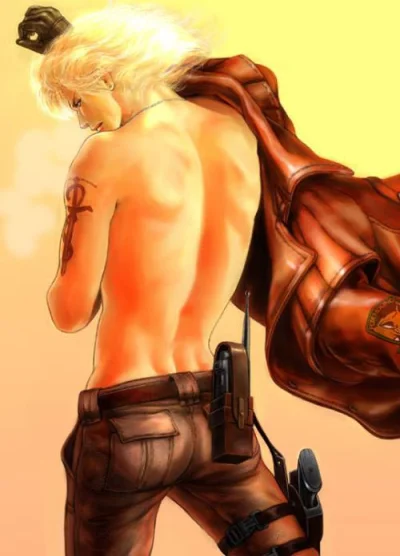 Liquid_Snake - @Vestale: mam długie włosy bo chcę wyglądać jak Liquid Snake, postać z...