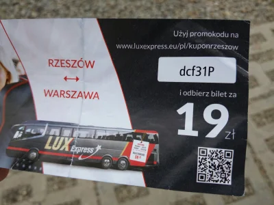 capriolo - Jeśli ktoś potrzebuje bilet na trasie #warszawa #rzeszów to oddam #zadarmo...