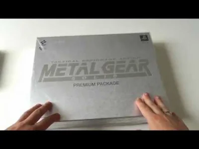 Asterling - Unboxing japońskiej kolekcjonerki pierwszego mgs. 
#mgs