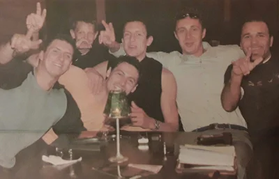 Bonifacy13 - Backstreet Boys w hotelu przed koncertem w Polsce, 1995 r. 

#ciekawostk...