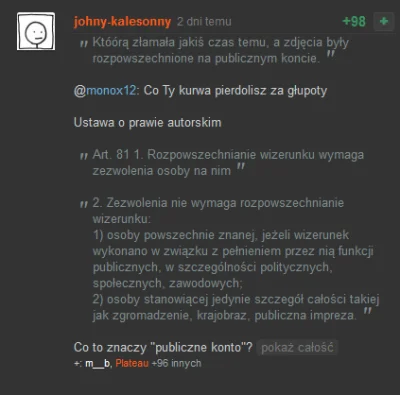 mroz3 - przecież sam @m__b plusuje wpisy z wulgaryzmami