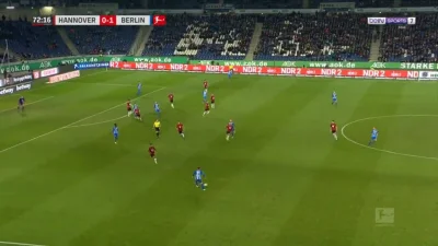 nieodkryty_talent - Hannover 0:[2] Hertha Berlin - Vedad Ibisević
#mecz #golgif #bun...