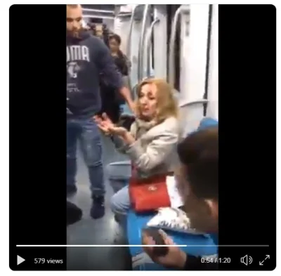 szurszur - Podobno to Polka zalana krwią po napaści przez imigrantów w metrze w Rzymi...