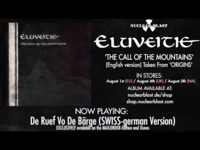 D.....i - Eluveitie - The Call of the Mountains

Drugi kawałek z nadchodzącej płyty "...
