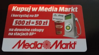 Junpei1948 - Rozdajo!

Karta z media markt na paliwo(lub alkohol lub inne zakupy, j...