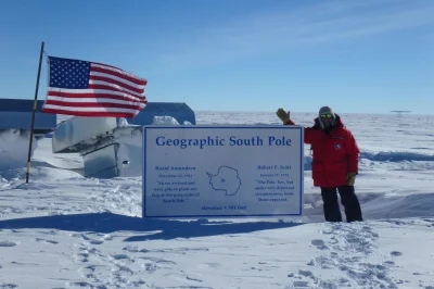 PalNick - Ciekawostka:kiedy stoisz na geograficznym biegunie południowym, wszystkie l...