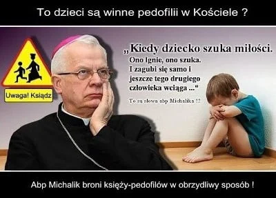 W.....k - Żeby pozbyć się problemu pedofilii w kościele, należy zakazać małym chłopco...