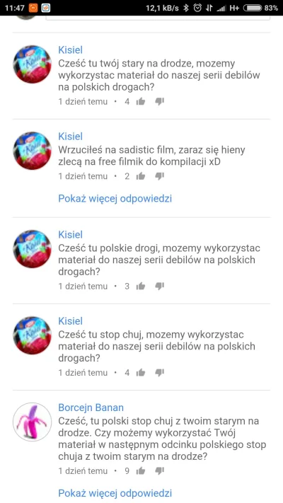 OlejekErotyczny - Jakie złoto w komentarzach pod filmem na Youtube xD