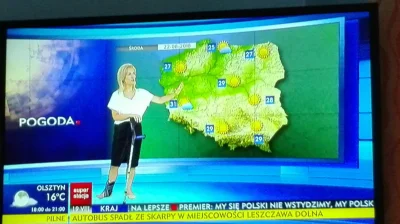 N.....l - Co tam musi się dziać, skoro laska o kulach pogodę prowadzi
#superstacja