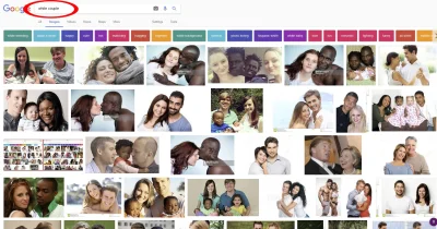 v.....o - Google jak zwykle w formie. Po wpisaniu "White couple" w przegladarce co ot...