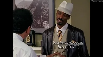 M.....m - Snoop dog u #detektywmonk :D Nie wiedziałem że jest taki wysoki