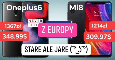 sebekss - Stare, ale jare ( ͡° ͜ʖ ͡°)
Tylko 309.97$ za Xiaomi Mi 8 6/128GB z Europy
...