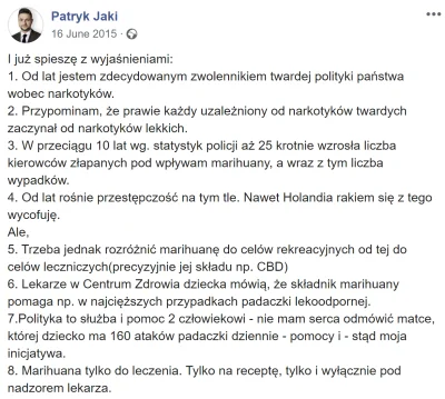 UchoSorosa - Patryk Jaki: Od lat jestem zdecydowanym zwolennikiem twardej polityki pa...