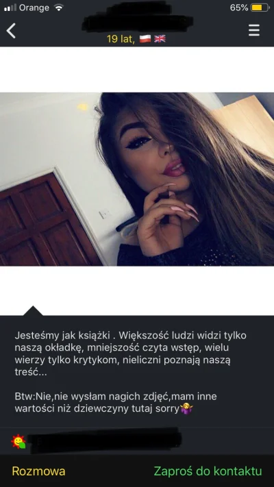 M.....9 - Jestem inna niż wszystkie
Mmmm jestem taka wartościowa. Skopiowałam jakiś ...