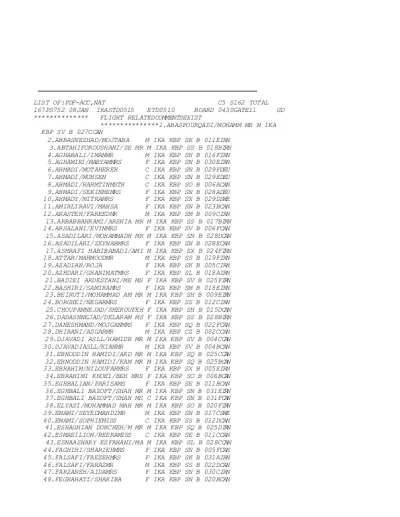 szurszur - Jest lista ofiar katastrofy samolotu w Iranie.
Nazwiska wskazuja, ze z mo...