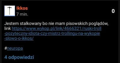 C.....n - @ZapomnialWieprzJakProsiakiemByl
I skubany doszedł do bordo!
Może założym...