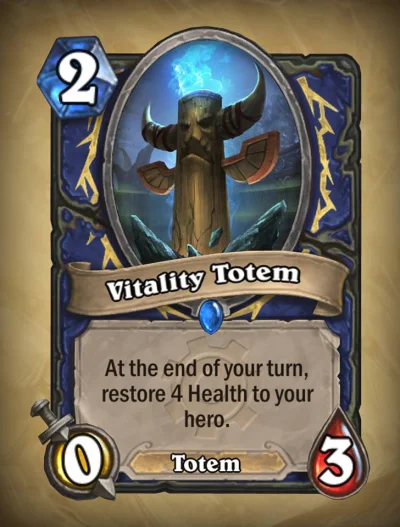 Bodzion - #hearthstone Nareszcie shaman ma heala. Może coś podziała ten totem, a dla ...