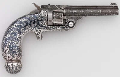 k.....5 - Smith & Wesson .32 dekorowany przez Tiffany & Co.

#gunboners #rewolwer