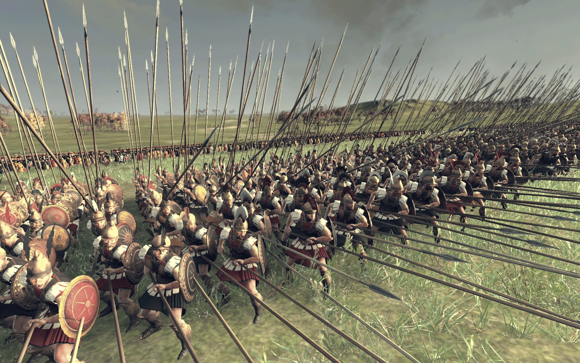 Тяжелая пехота в древнем риме. Македонская фаланга Рим тотал вар 2.