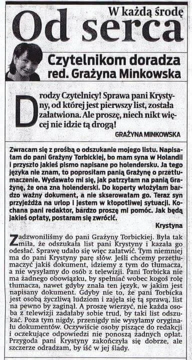 nickjaknick - Moim zdaniem Grażyna powinna przetłumaczyć, co jej szkodziło

#heheszki...