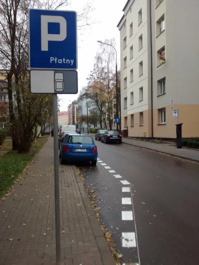 gileski - Białystok, ulica Nowy Świat. Parking przeniesiony, bez informowania i pytan...